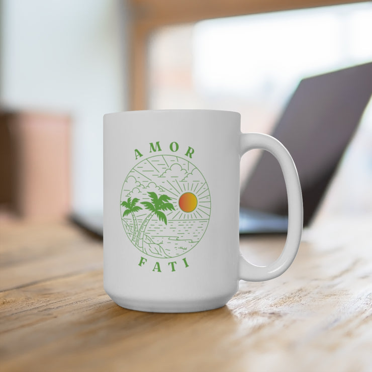 Amor Fati - 15 oz Coffee Mug - Stoic Quotes