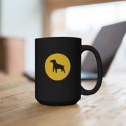 The Quote Dog - Huge 15oz BLACK Coffee Lover Mug