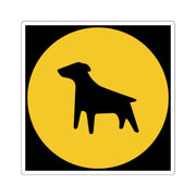 Make it STICK - Square Dog Sticker - Dog Swag